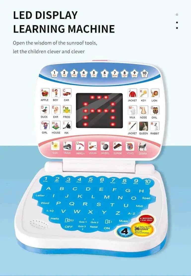  New Mini Simulation Laptop Early Education Machine LED Display Learning Toy for Kids -  ToylandEU™