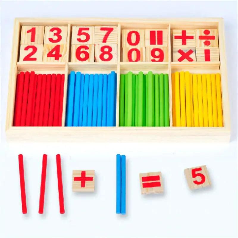  Wooden Montessori Math Learning Toy Hands On Education -  ToylandEU™
