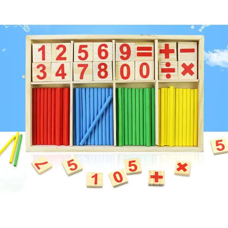  Wooden Montessori Math Learning Toy Hands On Education -  ToylandEU™