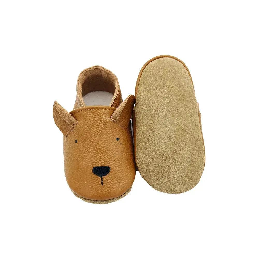  Leather Baby First Walker Shoes Anti Slip Sole Premium -  ToylandEU™