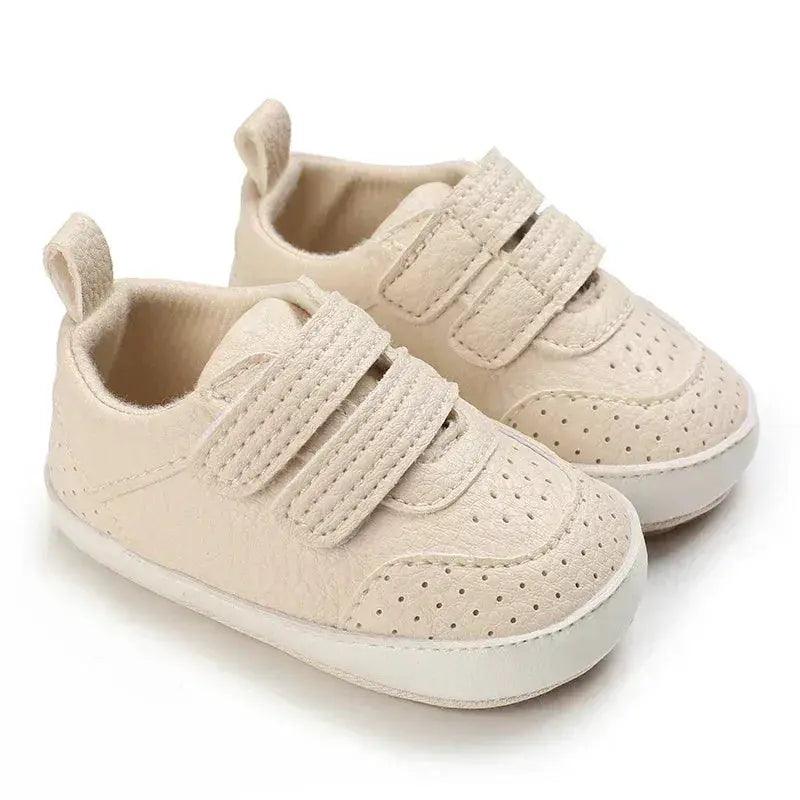  Leather Baby Shoes First Walkers Anti Slip Rubber Sole -  ToylandEU™