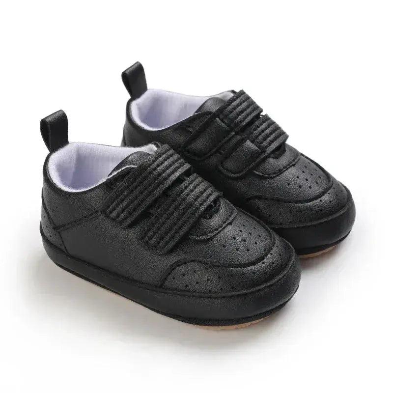  Leather Baby Shoes First Walkers Anti Slip Rubber Sole -  ToylandEU™
