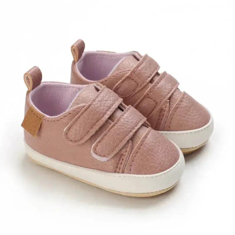  Leather Baby Shoes First Walkers Anti Slip Rubber Sole -  ToylandEU™