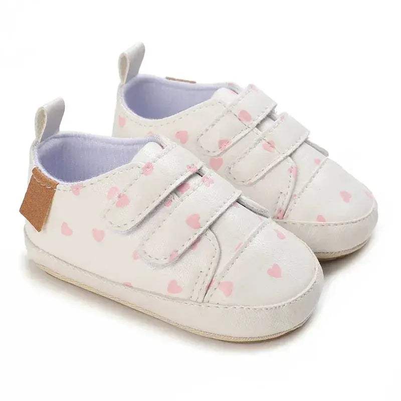  Leather Baby Shoes First Walkers Anti Slip Rubber Sole -  ToylandEU™