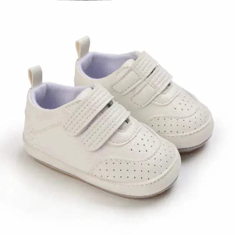  Leather Baby Shoes First Walkers Anti Slip Rubber Sole -  ToylandEU™
