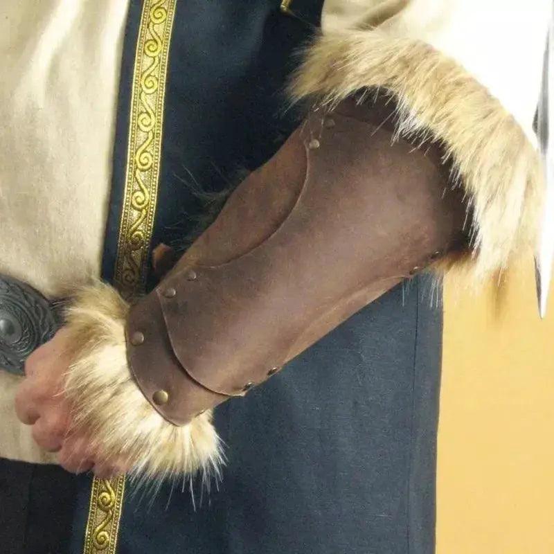  Leather Bracer Viking Armor Unisex Larp Accessory Durable -  ToylandEU™