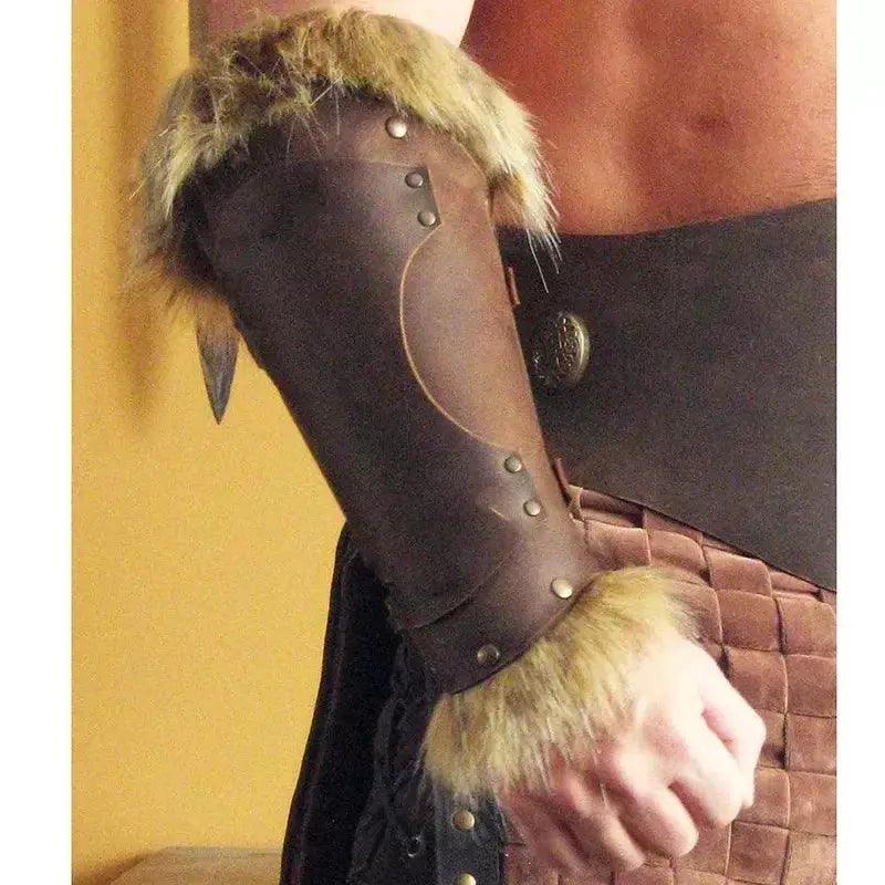  Leather Bracer Viking Armor Unisex Larp Accessory Durable -  ToylandEU™
