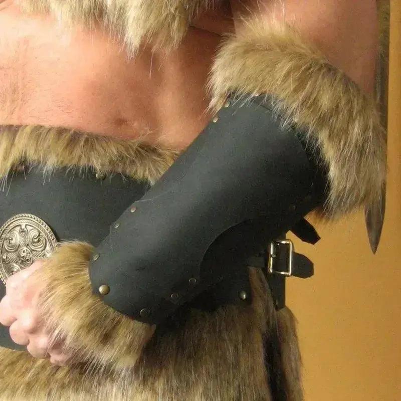  Leather Bracer Viking Armor Unisex Larp Accessory Durable -  ToylandEU™