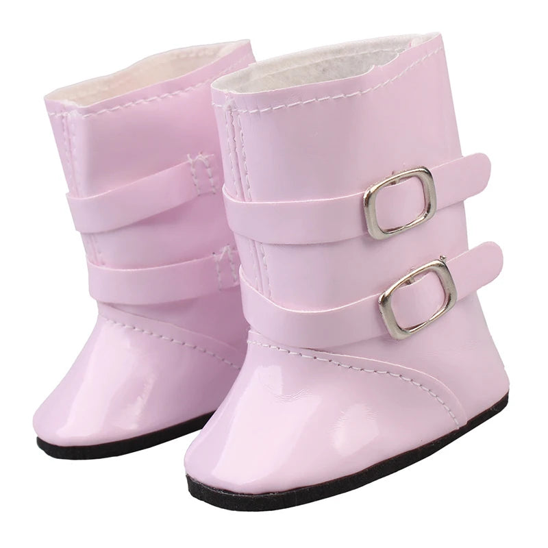 Leather Doll Boots For 18 Inch American Girl Dolls - ToylandEU