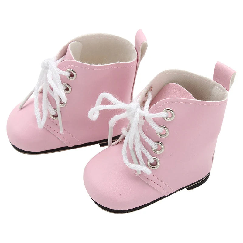 Leather Doll Boots For 18 Inch American Girl Dolls - ToylandEU