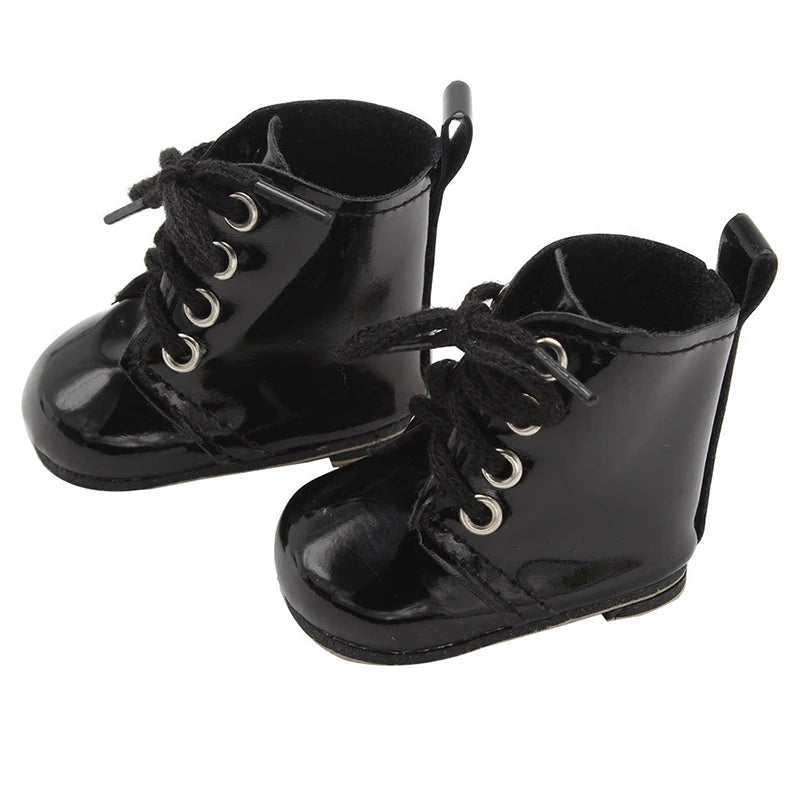 Leather Doll Boots For 18 Inch American Girl Dolls - ToylandEU