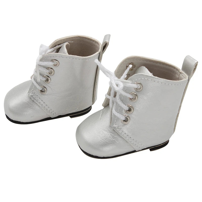 Leather Doll Boots For 18 Inch American Girl Dolls - ToylandEU