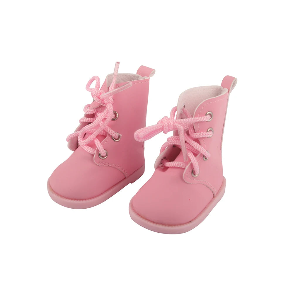 Leather Doll Boots For 18 Inch American Girl Dolls - ToylandEU