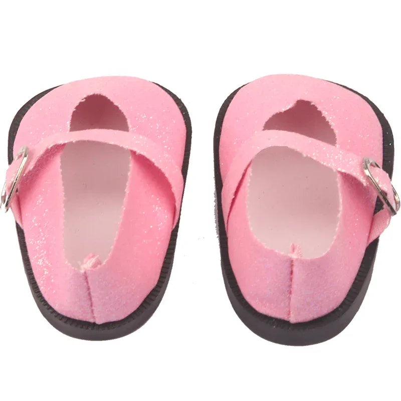 Leather Doll Boots For 18 Inch Dolls Realistic Look - ToylandEU