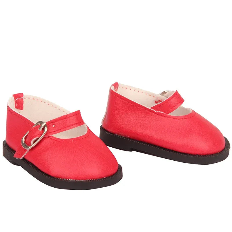 Leather Doll Boots For 18 Inch Dolls Realistic Look - ToylandEU