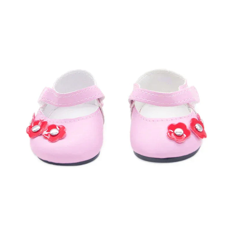 Leather Doll Boots For 18 Inch Dolls Realistic Look - ToylandEU