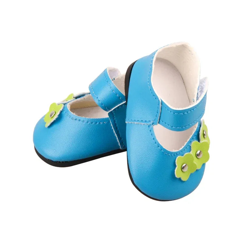 Leather Doll Boots For 18 Inch Dolls Realistic Look - ToylandEU