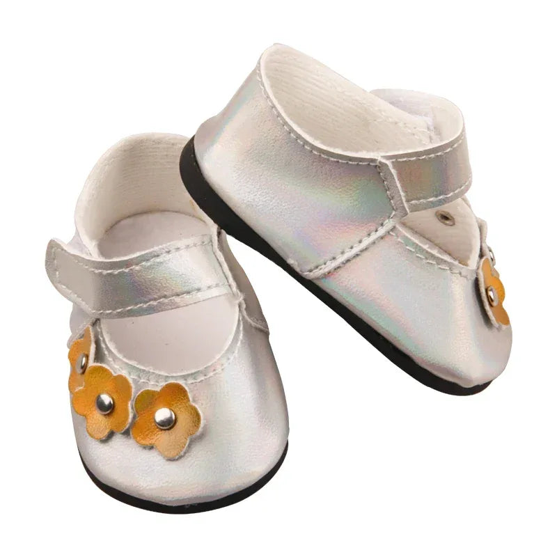 Leather Doll Boots For 18 Inch Dolls Realistic Look - ToylandEU