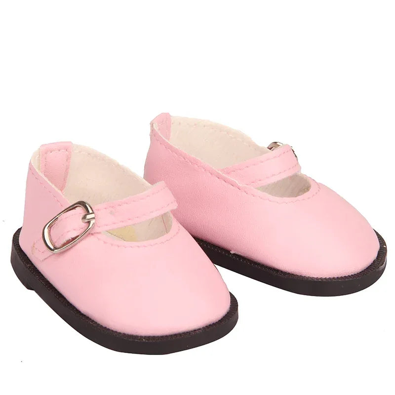 Leather Doll Boots For 18 Inch Dolls Realistic Look - ToylandEU