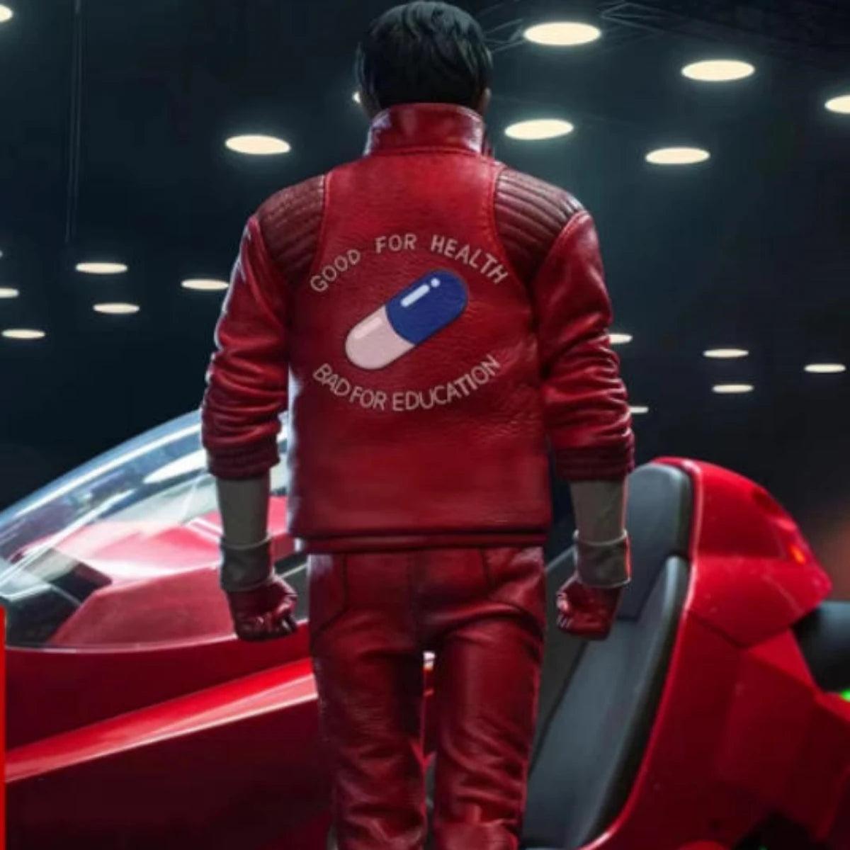  Leather Jacket | One Sixth Scale Red Theme | Toylandeu™ 