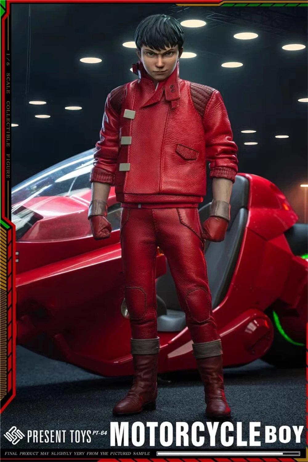  Leather Jacket | One Sixth Scale Red Theme | Toylandeu™ 