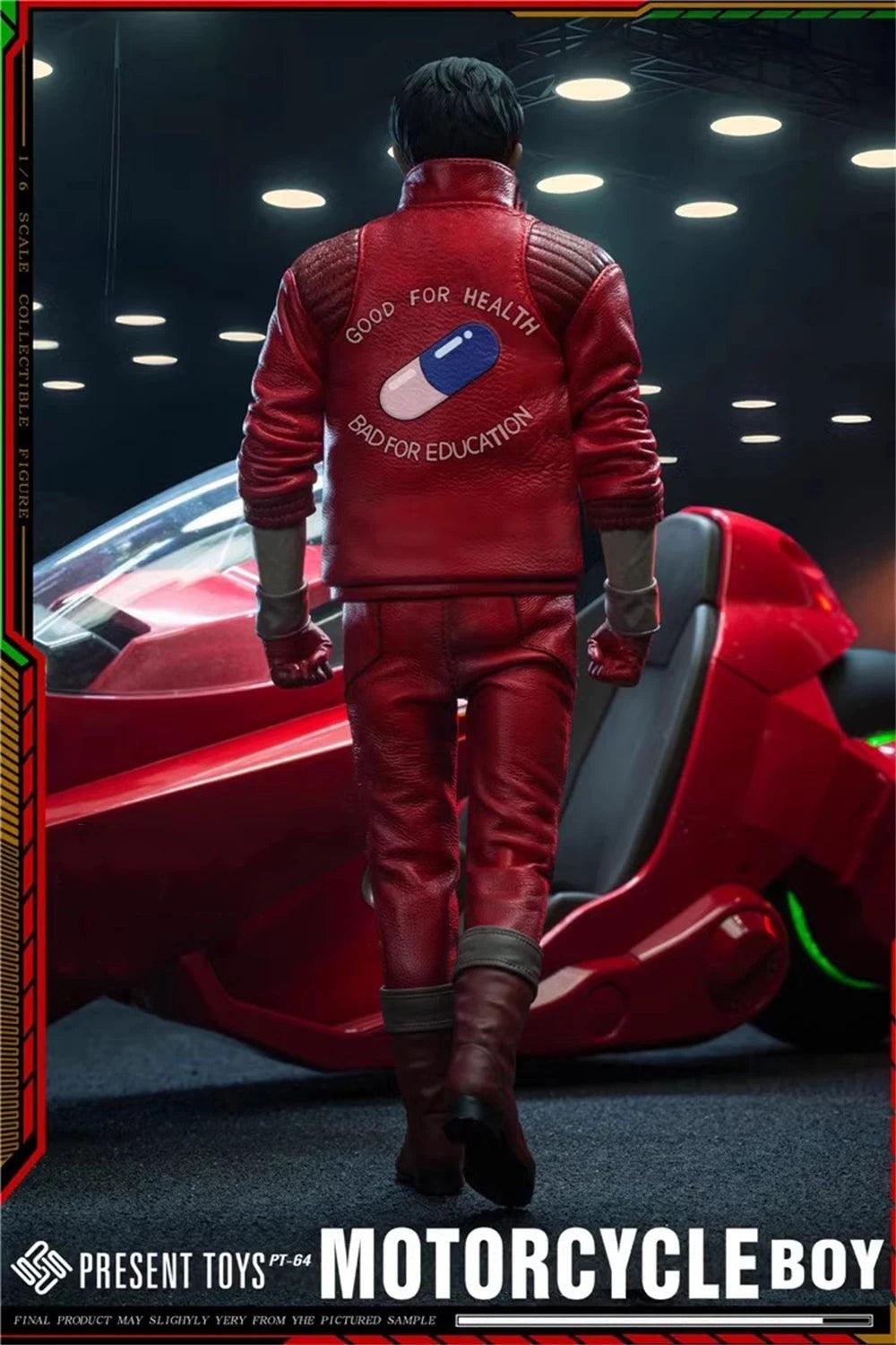  Leather Jacket | One Sixth Scale Red Theme | Toylandeu™ 