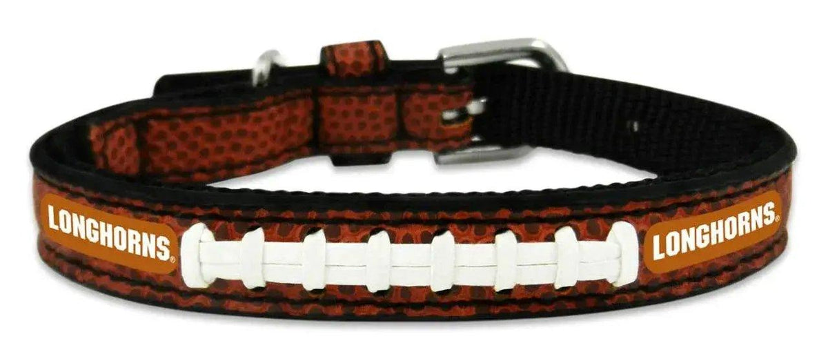  Texas Longhorns Classic Leather Toy Football Collar -  ToylandEU™
