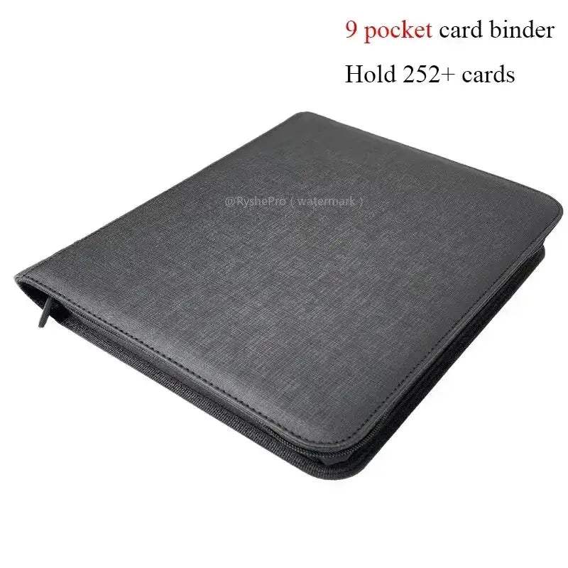Leather TCG Binder With 4 Pockets Holds 112 Toploaders - ToylandEU
