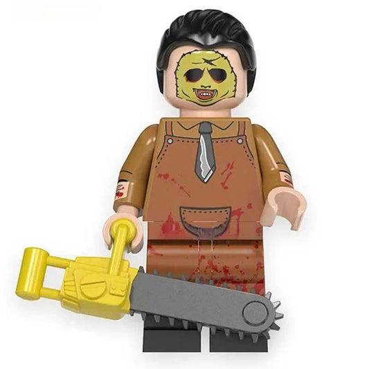 Leatherface Texas Chainsaw massacre Lego Minifigures Custom Horror Toys 1 - Minifigure Toys