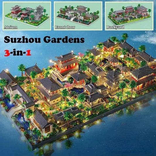 Led Building Blocks Suzhou Garden Landscape Toy Gift - ToylandEU