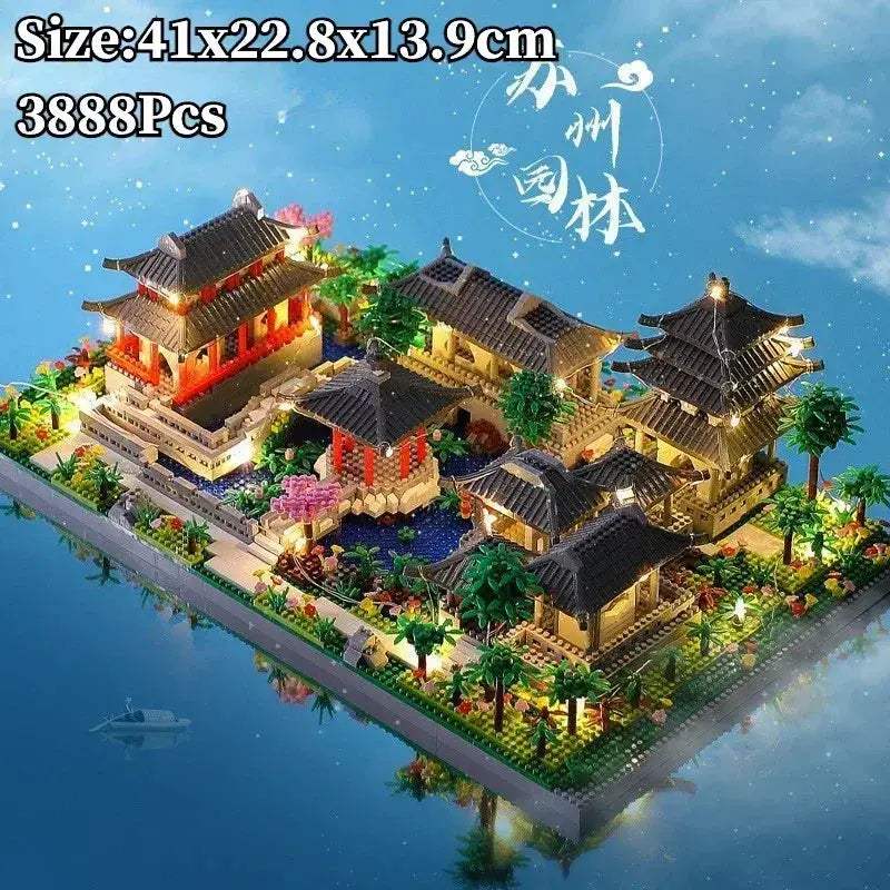 Led Building Blocks Suzhou Garden Landscape Toy Gift - ToylandEU