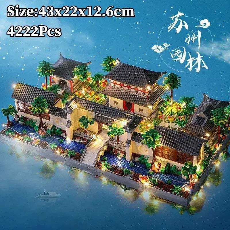 Led Building Blocks Suzhou Garden Landscape Toy Gift - ToylandEU