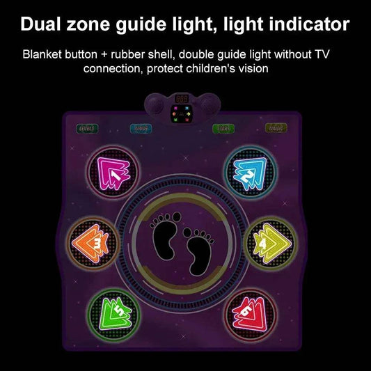 Led Dance Pad With Bluetooth Wireless for Family Fitness - ToylandEU