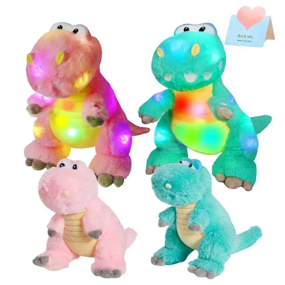 Led Dinosaur Plush Toy T Rex Pillow For Kids Girls - ToylandEU