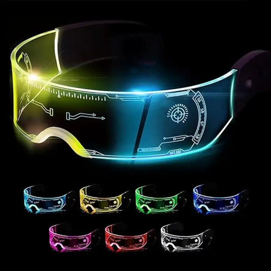  Led Glasses Cyberpunk Visor Glow Light Up Party Prop -  ToylandEU™
