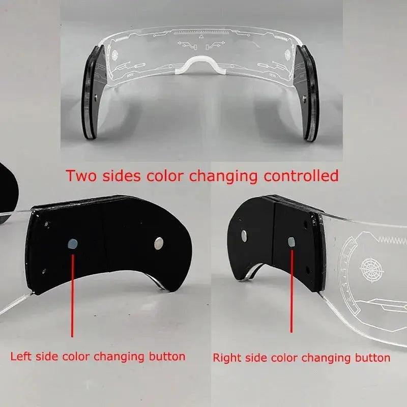  Led Glasses Cyberpunk Visor Glow Light Up Party Prop -  ToylandEU™
