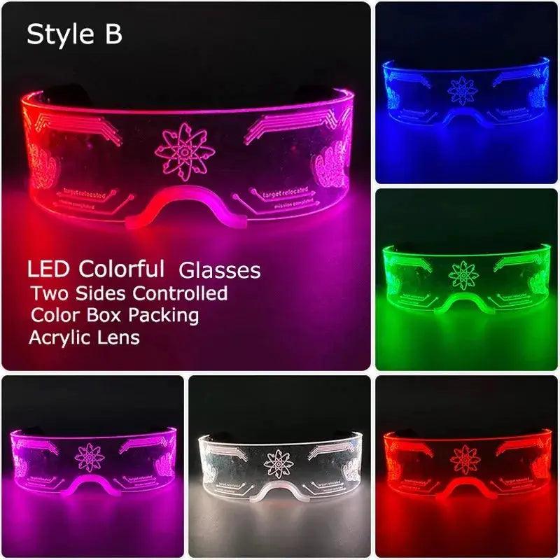  Led Glasses Cyberpunk Visor Glow Light Up Party Prop -  ToylandEU™