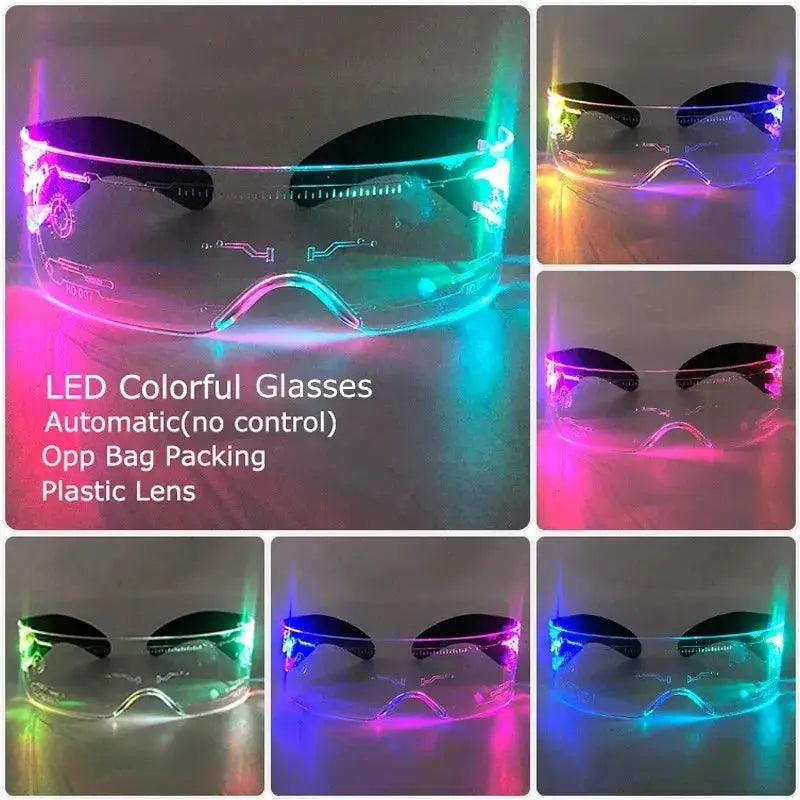  Led Glasses Cyberpunk Visor Glow Light Up Party Prop -  ToylandEU™
