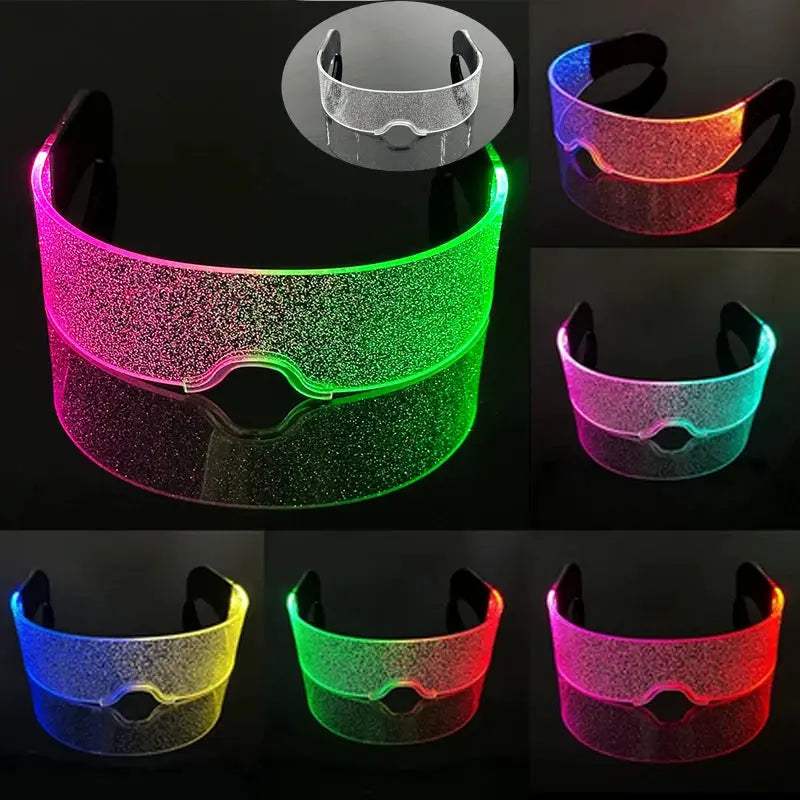  Led Glasses Cyberpunk Visor Glow Light Up Party Prop -  ToylandEU™