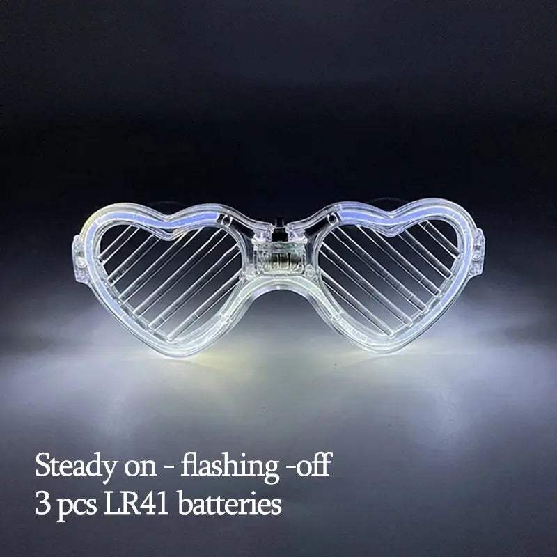  Led Glow Glasses Cyberpunk Light Up Neon Eyewear -  ToylandEU™