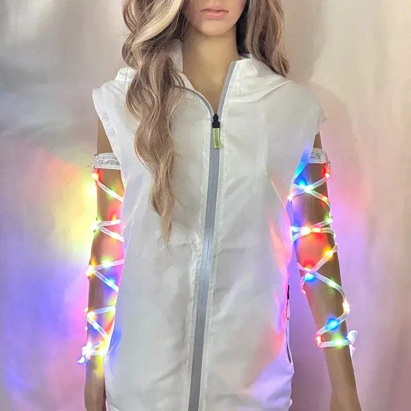 Led Leg Wraps For Dancers With Futuristic Glow And Comfort - ToylandEU