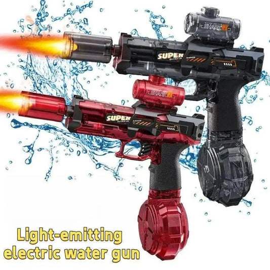  Led Light Emitting Electric Water Gun Toy With Automatic Sensor Lights For Kids Summer Outdoor Beach Pool Play -  ToylandEU™
