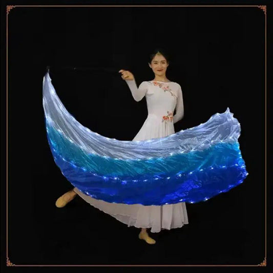  Led Light Up Belly Dance Veil 190cm Polyester Glow -  ToylandEU™