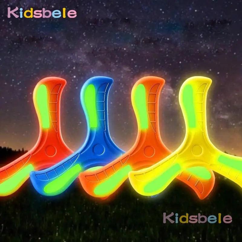  Led Light Up Boomerang Night Glow Flying Toy 3 Pack -  ToylandEU™