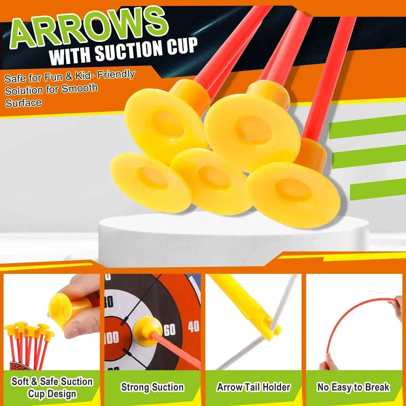 Led Light Up Bow and Arrow Archery Set for Children - ToylandEU