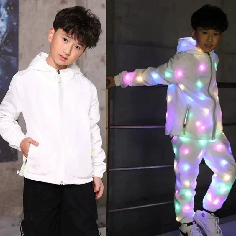 Led Light Up Rave Jacket Waterproof For Night Performances - ToylandEU