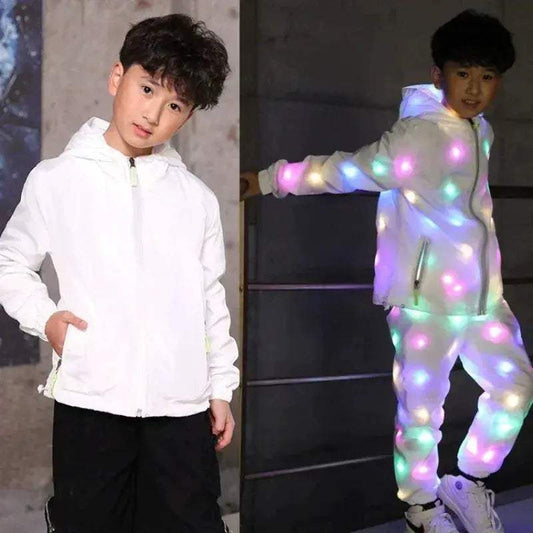 Led Light Up Rave Jacket Waterproof For Night Performances - ToylandEU
