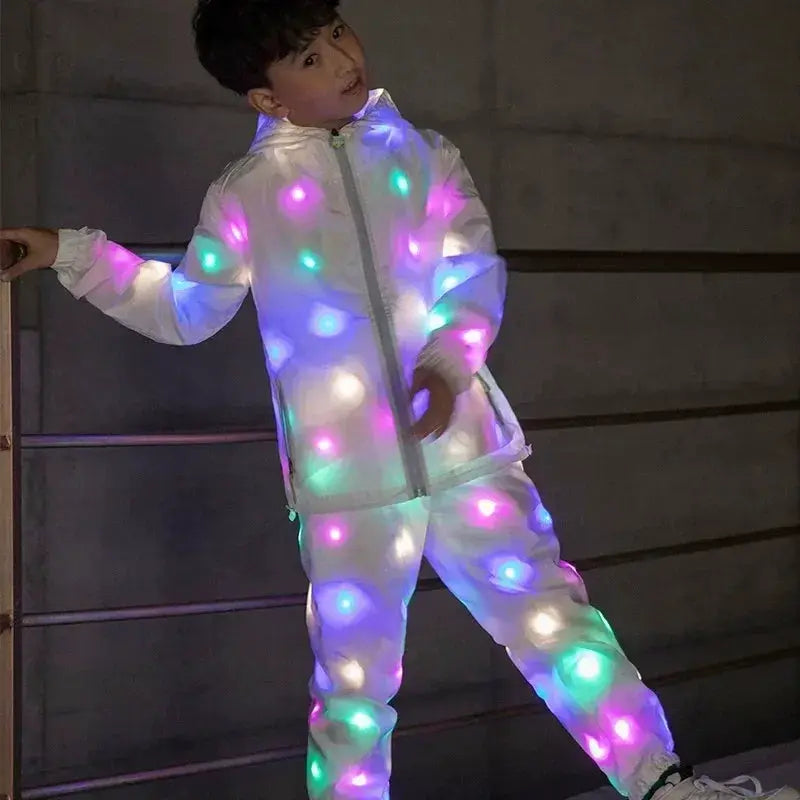 Led Light Up Rave Jacket Waterproof For Night Performances - ToylandEU