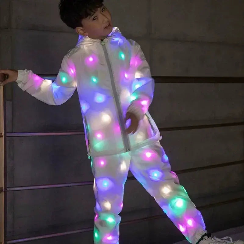 Led Light Up Rave Jacket Waterproof For Night Performances - ToylandEU
