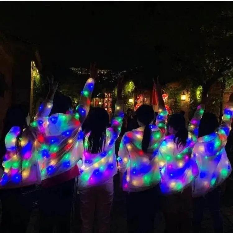  Led Lights Waterproof Clothes Cool Night Running Rave Jacket -  ToylandEU™
